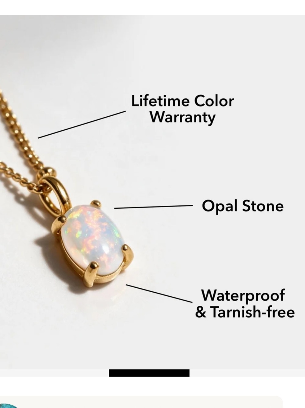 Atolea Opal Necklace - Picture 3 of 8
